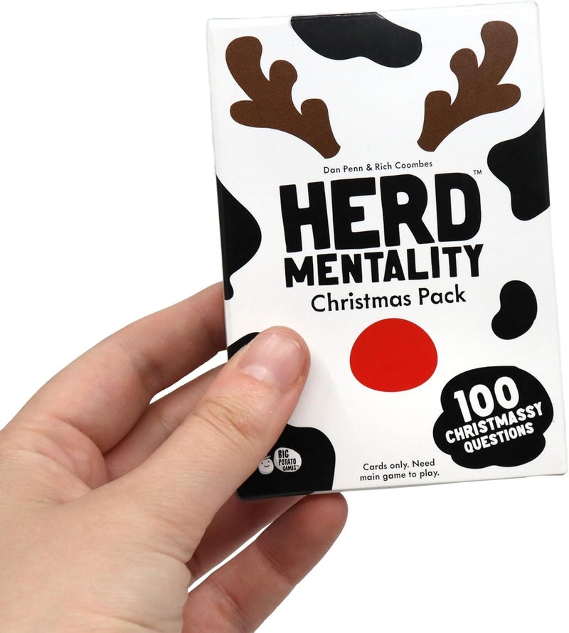 BIG POTATO Herd Mentality Christmas Expansion Pack - 100 New Christmas Questions - Main Game Required (Sold Separately) - Image 1